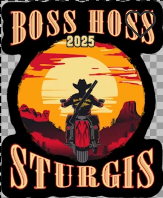 2025 Sturgis rally Boss Hoss Die-Cut Sticker – Boss Hoss Store