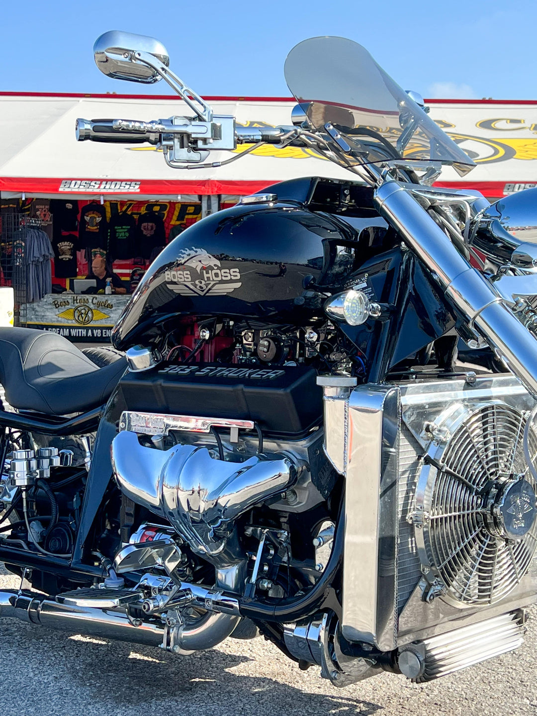 23 Boss Hoss Dragon Trike – Black – 383 Stroker