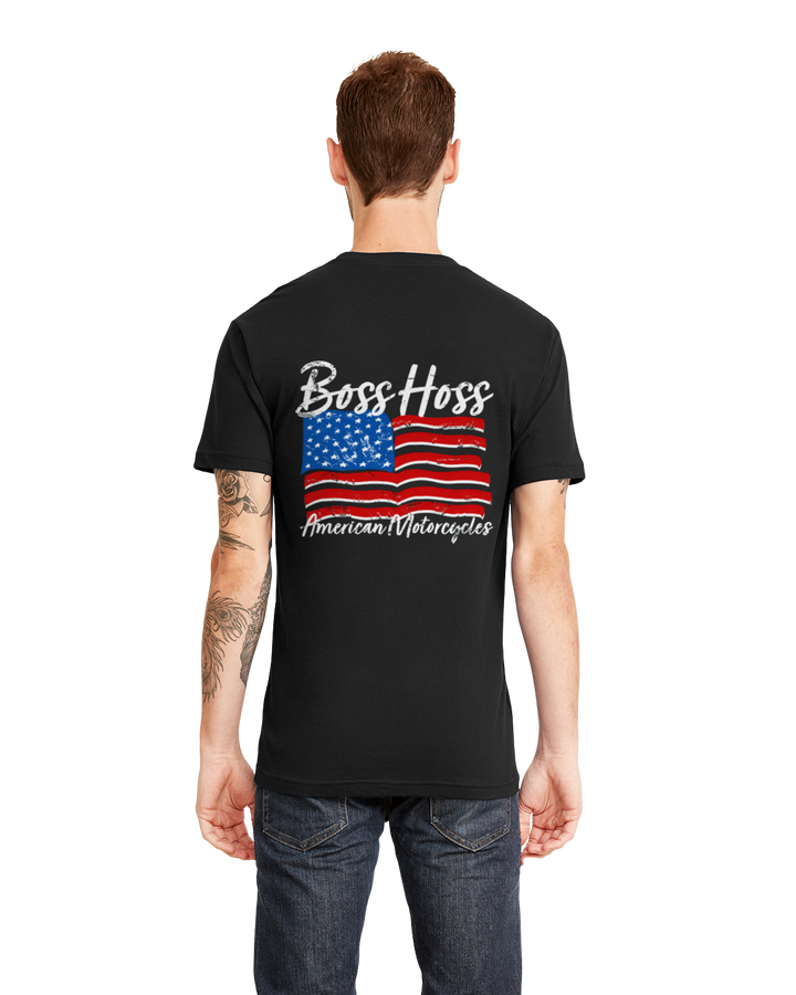 Boss Hoss Old Glory Pocket T-shirt