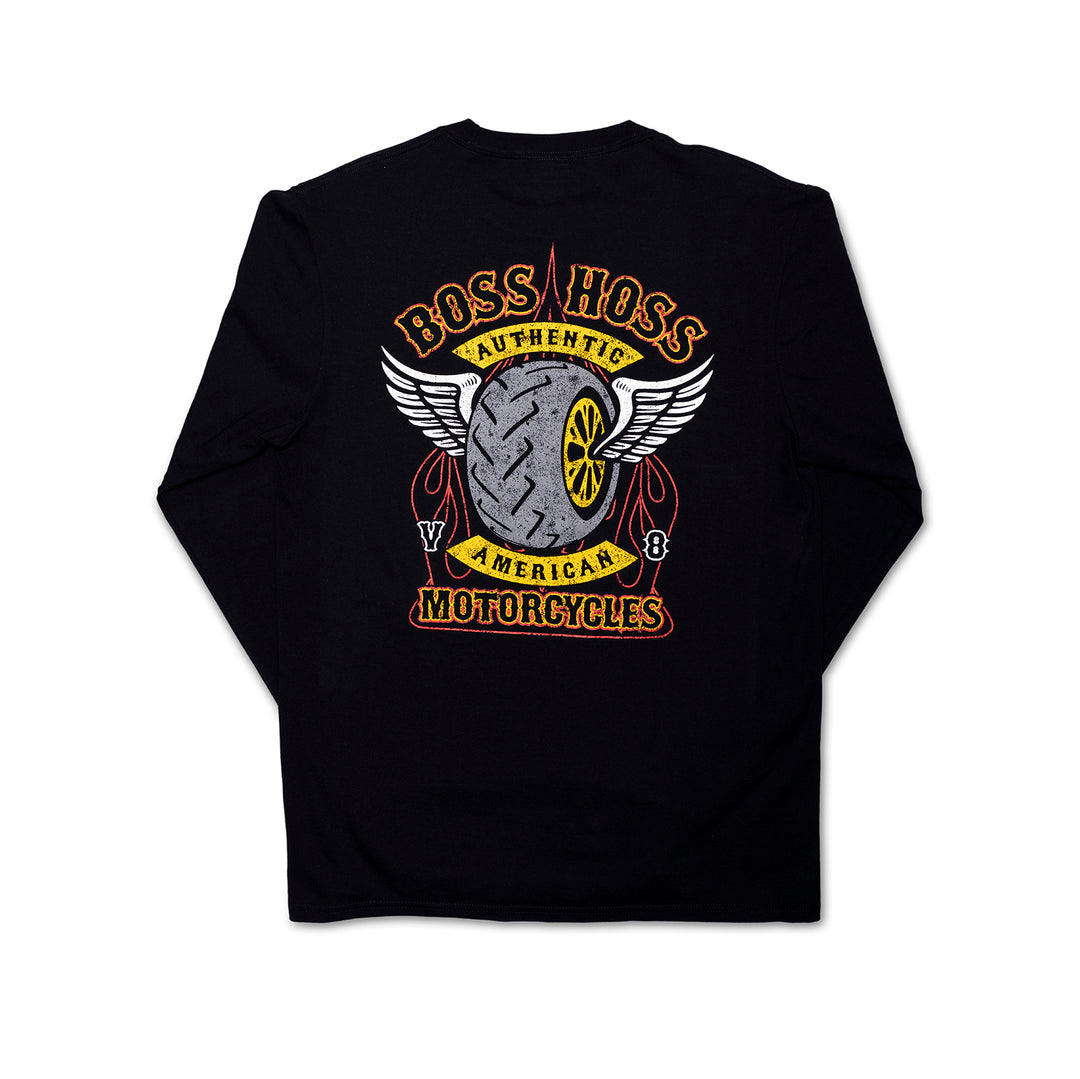 Classic Winged Tire Long Sleeve Tee