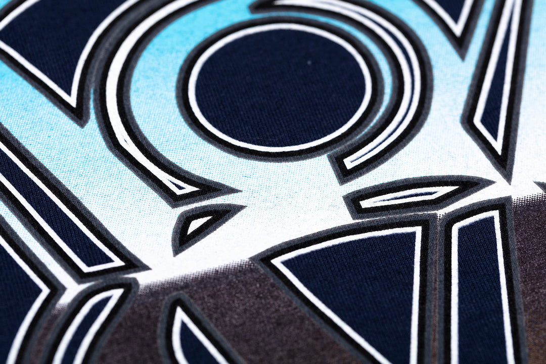 Crystal Blue Chrome Long Sleeve Tee