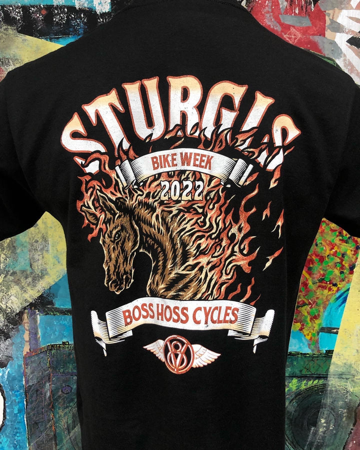 Boss Hoss Official Sturgis '22 Crew Neck T-shirt