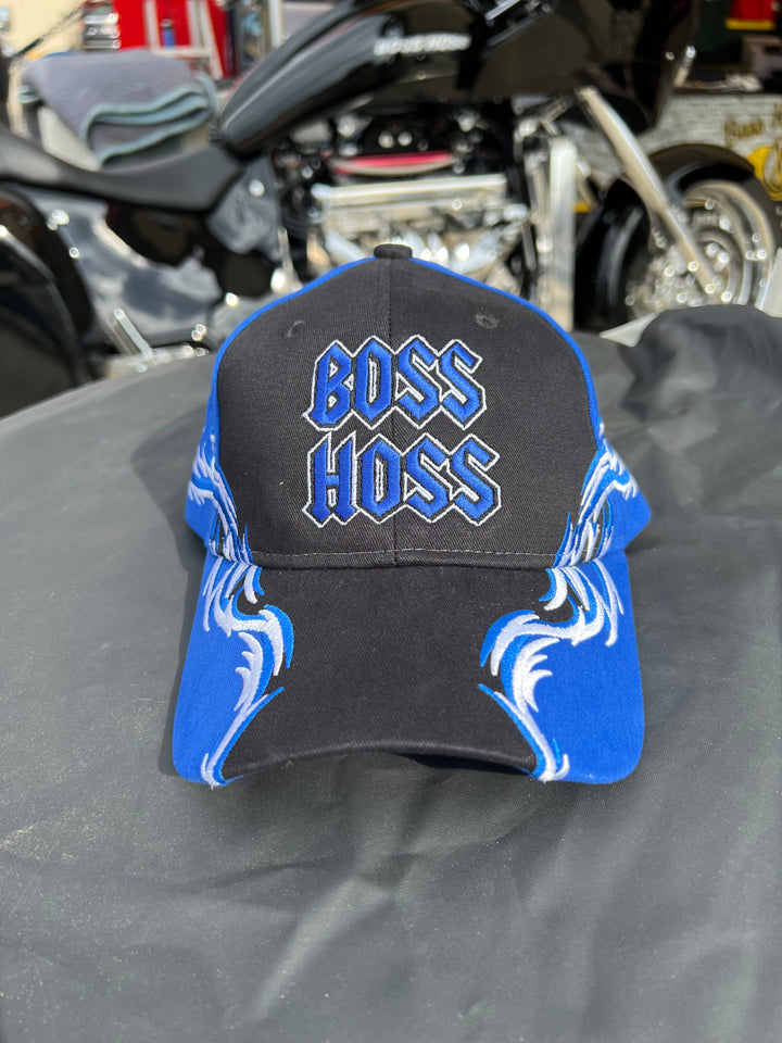 Boss Hoss Racing Flame Hat w/ Rockin BH