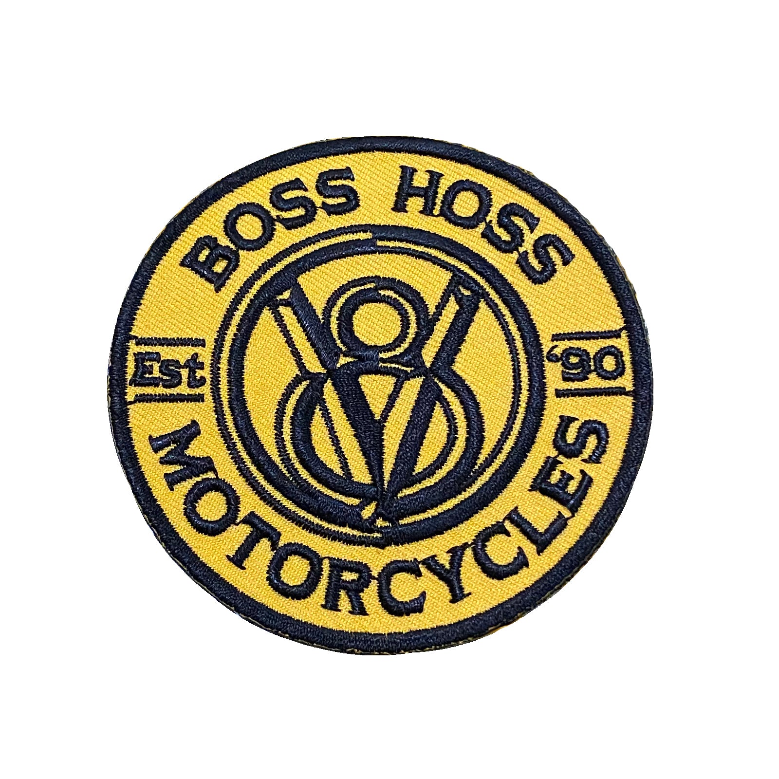 Embroidered Circle Icon Patch – Boss Hoss Store