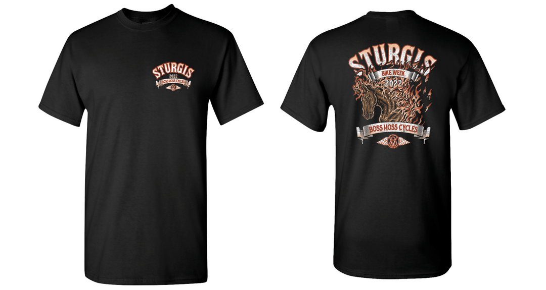 Boss Hoss Official Sturgis '22 Crew Neck T-shirt