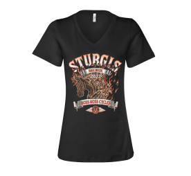 Sturgis '22 Ladies V-neck T-shirt